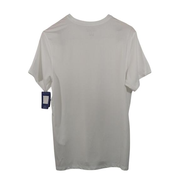 O Champion Men's White USA Mesh Double Dry Workout Performance Tee Shirt NWT S - Picture 6 of 8